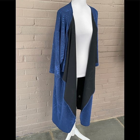 Lu La Roe NWT Shirley Blue Kimono Duster L - Picture 7 of 14